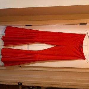 NWT Orange bell bottom pants